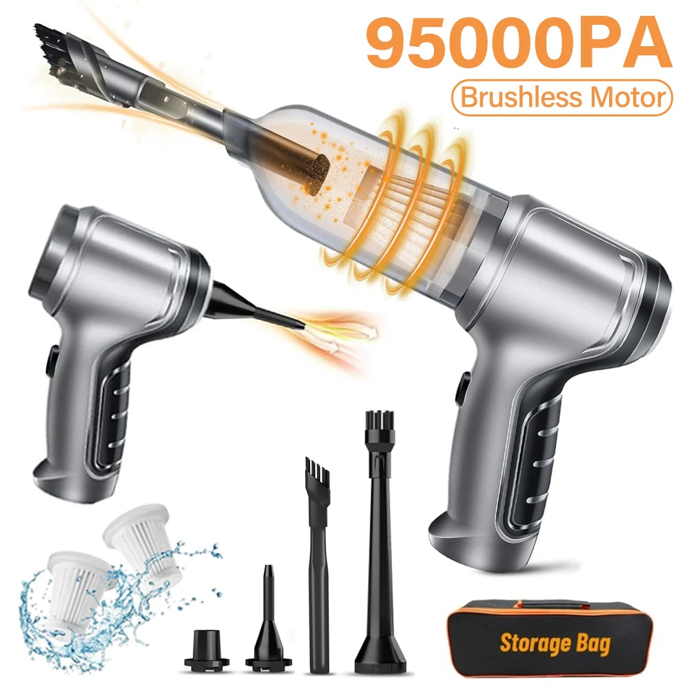 AeroClense™ Wireless Car Vacuum Cleaner